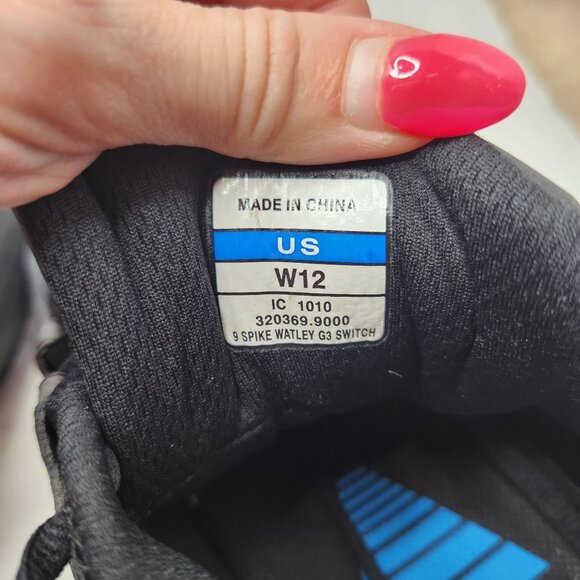 NIB Mizuno Black Fastpitch Softball Cleats 9 Spike Watley G3 Switch Shoes 12 - Picture 9 of 11